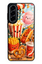 Samsung A57 Fun Food Party Design Glossy Phone Case