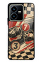 Vivo Y22S Retro Racing No. 7 Design Glossy Phone Cases