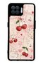 Oppo Reno 4 Lite Glossy Phone Case with Cherry Love Letters Design