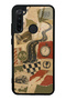 Xiaomi Redmi Note 8 Glossy Phone Case with Retro Road Racing Design