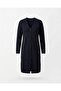 V-Neck Steel Knit Long Tricot Jacket - 4