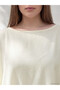 Ozmarka New Season Yellow Plus Size Bat Sleeve Blouse - 2