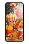 Samsung A34 Fun Food Party Design Glossy Phone Case