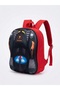 Kindergarten Bag 3D Embossed Car Pattern Nursery and Daily Use Boys' Backpack 3-6 Years Old 24X32Cm - 4