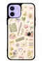iPhone 12 Floral Study Notes Design Glossy Phone Case