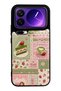 Xiaomi 17 Pro Matcha Berry Quilt Design Glossy Phone Case