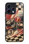 Oppo Reno 15 Retro Racing No. 7 Design Glossy Phone Cases