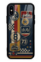 iPhone X Old School Racing Design Glossy Phone Case