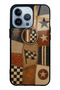 iPhone 13 Pro Racing Leather Club Design Glossy Phone Case
