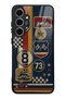 Samsung S24 Fe Old School Racing Design Glossy Phone Case