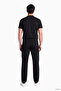 Men's Regular Fit Cotton Straight Leg Flexible Denim Black Jeans - 3