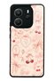 Xiaomi Redmi Note 14 4g Cherry Coquette Toile Design Glossy Phone Case