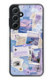 Samsung A55 Pastel Travel Diary Design Glossy Phone Case