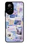 Realme 12 Lite Pastel Travel Diary Design Glossy Phone Case