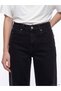Vizyon New Season Black Wideleg Women's Jean Pants - 3