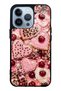 iPhone 13 Pro Cherry Leopard Sweetheart Design Glossy Phone Case