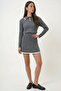 Dgn's Rosalinda Franche Gold Button Cardigan-Skirt Knit Set Night Star - 3