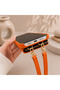 iPhone 17 (6.3 Inch) Compatible Premium Lux Leather Case with Open Sides, Slim Design, Wallet, Zipper, Card Holder, Crossbody Neck Strap, and Drawstring Strap - 6