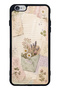 حافظة هاتف لامعة بتصميم Wildflower Diary لهاتف iPhone 6 Plus
