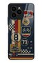 Omix X6 Old School Racing Design Glossy Phone Case