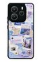 Xiaomi Redmi Note 14 5g Pastel Travel Diary Design Glossy Phone Case