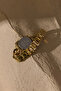 Green/Gold Accg1415 Chain Cord Wristwatch 34mm - 3