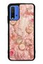 Xiaomi Redmi 9t Glossy Phone Case with Vintage Rose Vanity Design