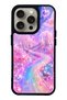 iPhone 15 Pro Crystal Heart City Design Glossy Phone Case