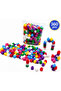 360 Pieces Colorful Educational Intelligence Building Blocks Assembling Toy Set for Ages 3+ - 3