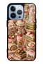 iPhone 13 Pro Glossy Phone Case with Sweet Matcha Bakery Design