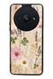 Xiaomi Redmi A3 Glossy Phone Case with Wildflower Letters Design