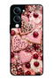 Vivo Y19 Glossy Phone Case with Cherry Leopard Sweetheart Design