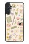 Samsung A24 Floral Study Notes Design Glossy Phone Case