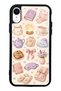 iPhone Xr Glossy Phone Case with Pastel Sleepover Design