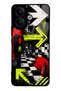 Vivo V60 Lite Glossy Phone Case with Neon District Design