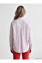 Ozmarka New Season Red Striped Women's Shirt - 4
