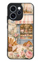 Oppo Reno 15 Pro Paris Café Bloom Design Glossy Phone Case