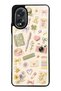 Oppo A38 Floral Study Notes Design Glossy Phone Case