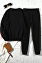 Unisex Simppli City Design Printed Crew Neck Sweatshirt - 2-Piece Tracksuit Set - 2