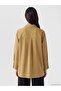 Green Striped Women's Shirt Tunic - 5