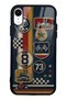 iPhone Xr Old School Racing Design Glossy Phone Case