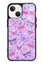 iPhone 13 Mini Glossy Phone Case with Lilac Charm Pop Design