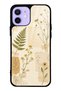 iPhone 12 Pressed Meadow Design Glossy Phone Case