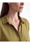 Lcw Grace Khaki Women's Shirt with Tie at the Sleeve - 3