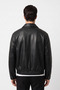 Men's Oversize Fur-Lined Leather Jacket - 3
