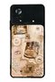Xiaomi Poco X4 Pro Glossy Phone Case with Café Love Letters Design