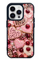 iPhone 14 Pro Cherry Leopard Sweetheart Design Glossy Phone Case