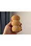 11cm Knotted Candlestick Candle Holder Silicone Mold K-1610, Stone Powder Cement Polyester Gypsum Mold - 4