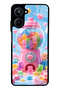 حافظة هاتف لامعة بتصميم Realme 10 Candy Bear Dream