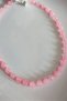 Polygonal Pink Quartz Natural Stone Necklace - 2